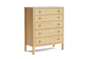 Andes 5-Drawer Tallboy – Pine