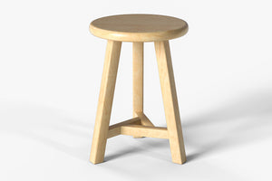 Clover Stool - Pine