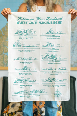 Great Walks Tea Towel