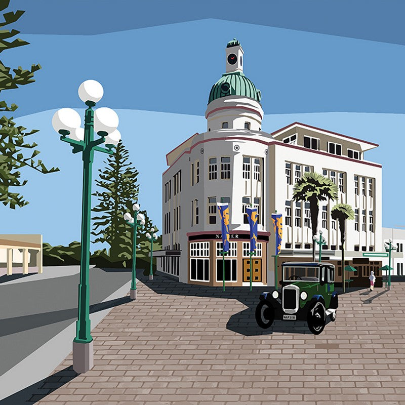 Ira Mitchell Print - Napier Clock