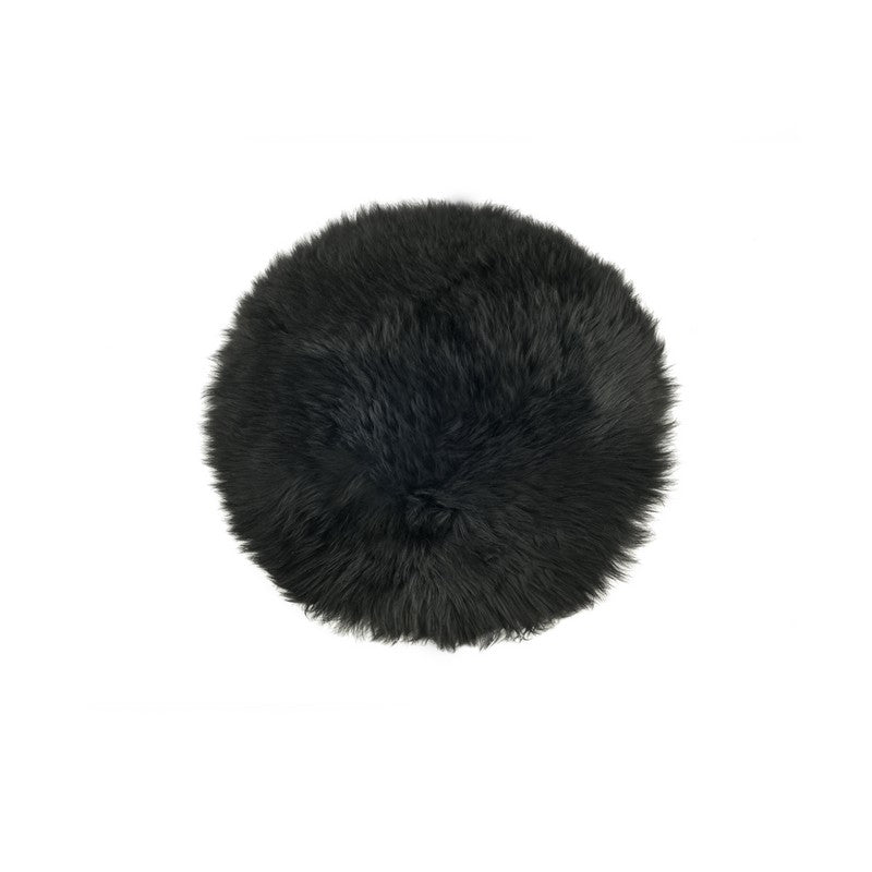 NZ Long Wool Sheepskin Round Seat Pad