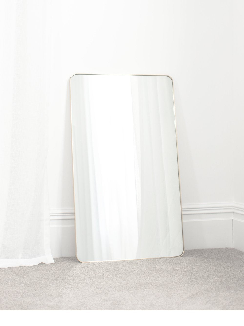 Outline Rectangle Wall Mirror