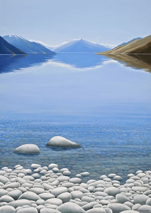Robyn Schroeder Print - At The Edge Of The Lake