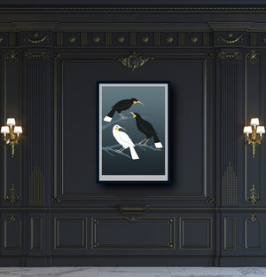 Cathy Hansby Print - Huia