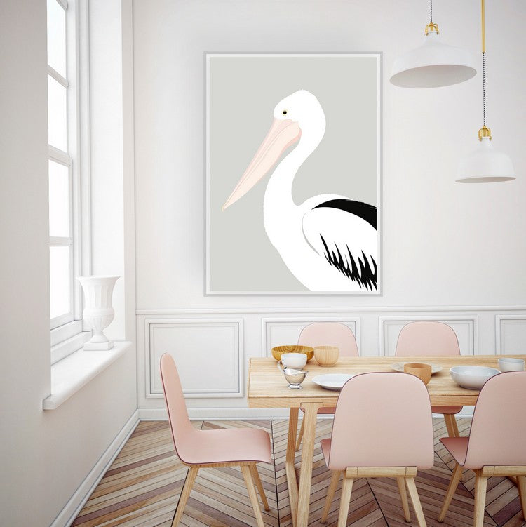 Cathy Hansby Print - Pelican Grey