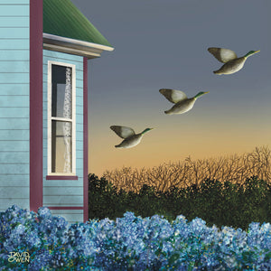 David Owen print - Dawn Departure