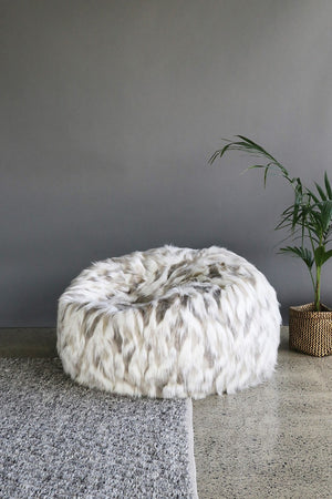 Heirloom Faux Fur Bean Bag