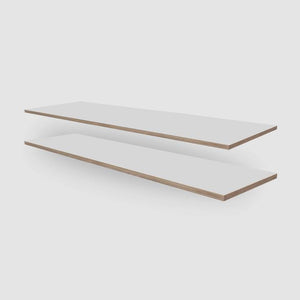 SupaWhite Plywood Wall Shelves (Set of 2)