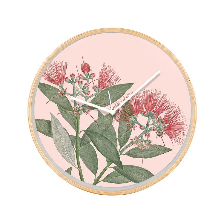 Vintage Botanical Clock YOYO Design by Kiwis