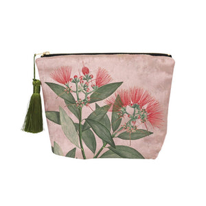 Velvet Vintage Botanical Zipped Bag