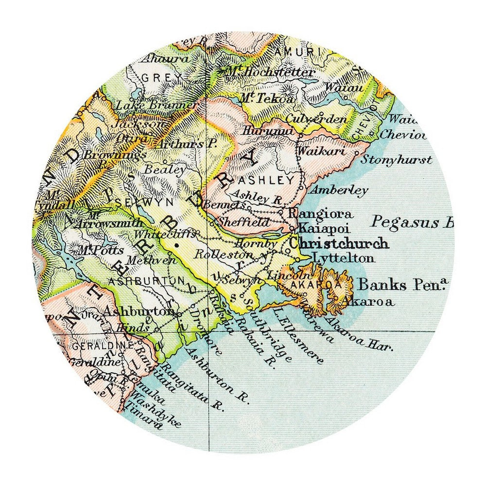 Vintage NZ Map Placemats