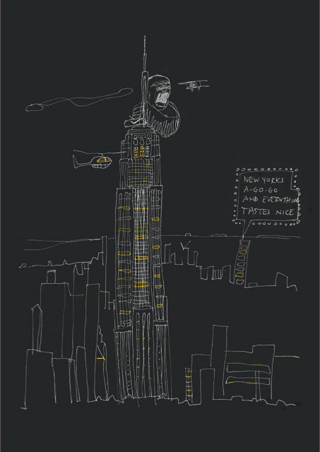 William Carden-Horton Print - New York's A Go Go
