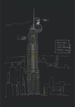 William Carden-Horton Print - New York's A Go Go