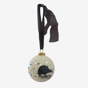 Aotearoa Native Bird Ceramic Bauble