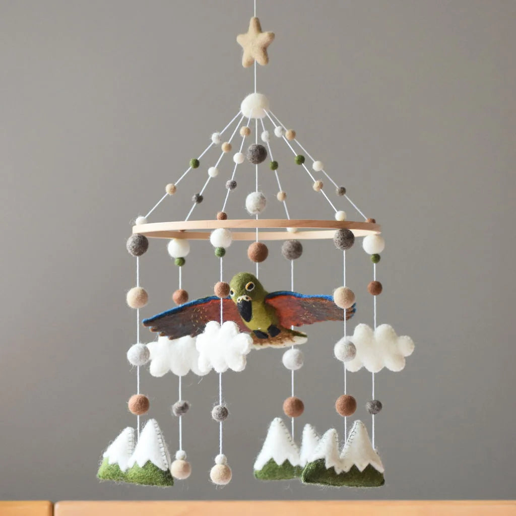 Baby Felted Wool Mobile
