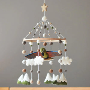 Baby Felted Wool Mobile