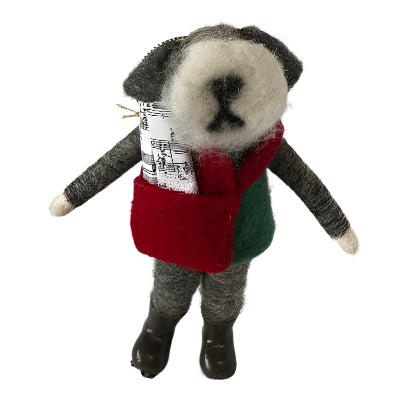 Christmas Felted Animal Decoration