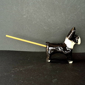 Dirty Dog Incense Holder ceramic