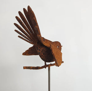 Fantail Steel Outdoor Ornament