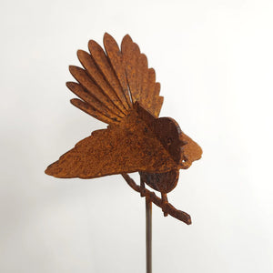 Fantail Steel Outdoor Ornament