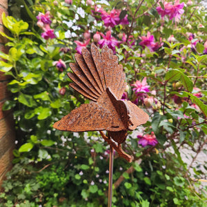 Fantail Steel Outdoor Ornament