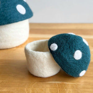 Felt Toadstool Trinket Boxes