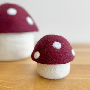 Felt Toadstool Trinket Boxes