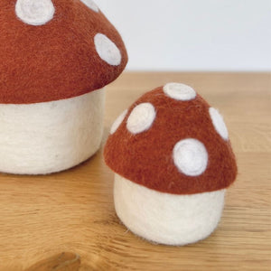 Felt Toadstool Trinket Boxes