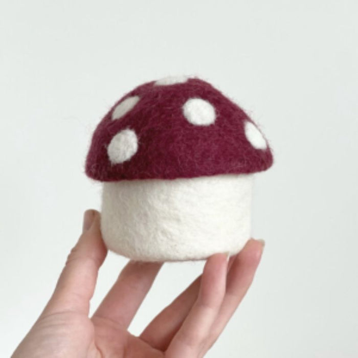 Felt Toadstool Trinket Boxes