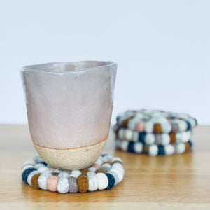 Felt Ball Coasters (Set of 4)