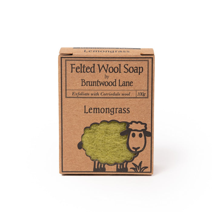 Felted Wool Soap - Lemongrass