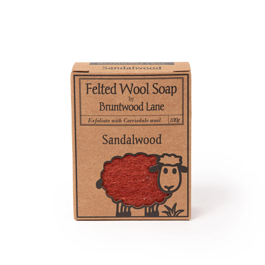 Felted Wool Soap - Sandalwood