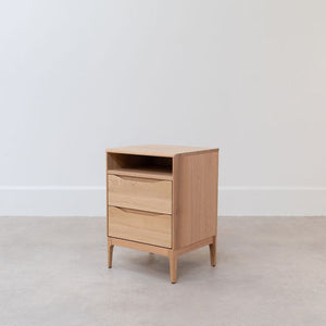 Havelock Bedside Drawers + Open Shelf