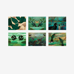 Kathryn Furniss Birds of New Zealand Placemats (Set of 6)