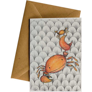 Little Difference Greeting Card - Hero Crabs