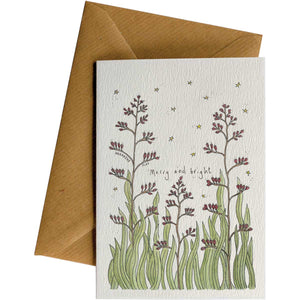 Little Difference Greeting Card - Merry & Bright Harakeke