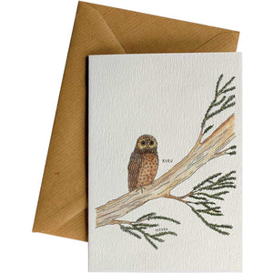 Little Difference Greeting Card - Ruru Totara