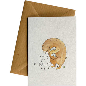 Little Difference Greeting Card - Biggest Bear Hug
