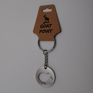 Native Bird Stainless Steel Keyring
