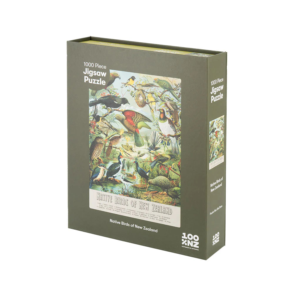 Native Birds of New Zealand Jigsaw Puzzle