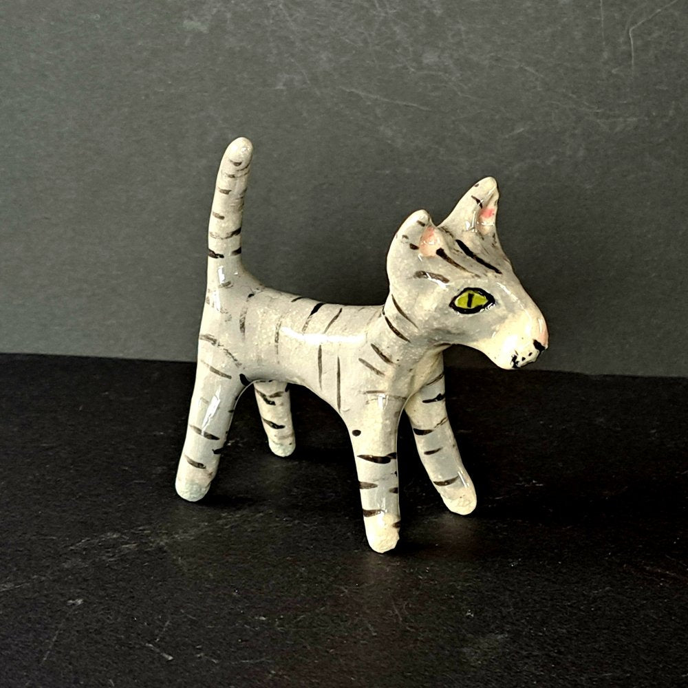 Naughty Kitty Incense Holder ceramic