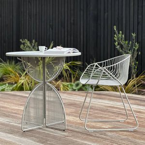 Omaha Stainless Steel Café Table