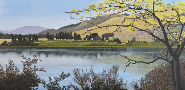 Peter Hall Print - Lake Hayes