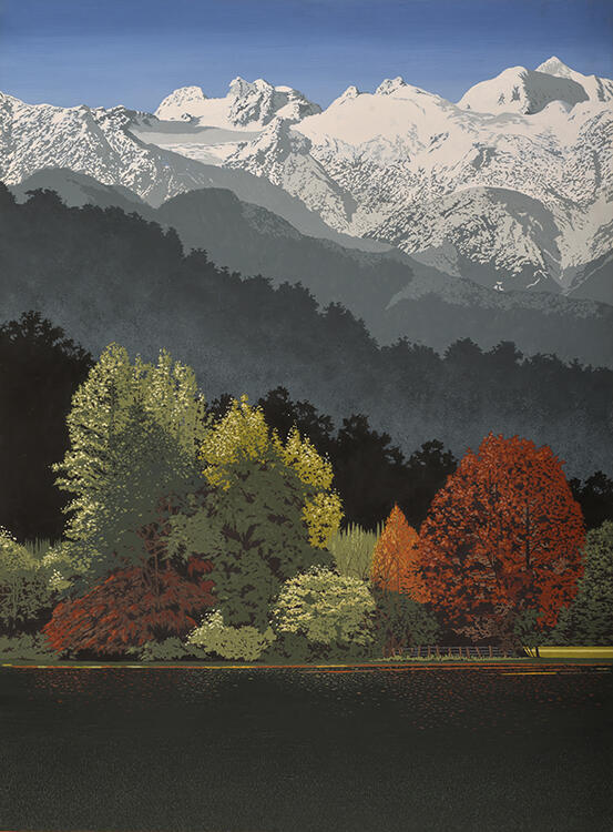 Peter Hall Print - The Fall