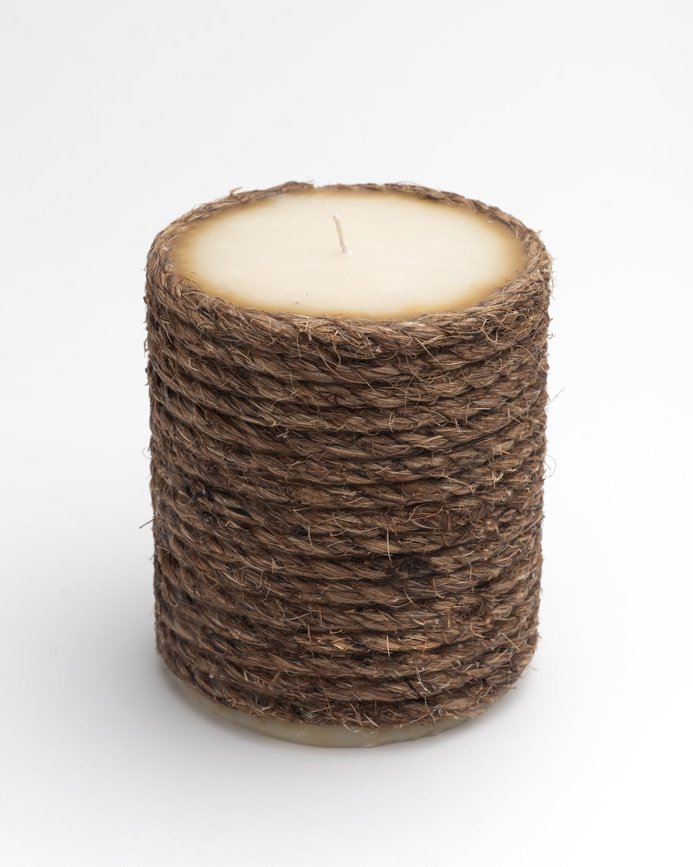 Rope Pillar Citronella Outdoor Candle