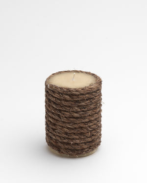 Rope Pillar Citronella Outdoor Candle