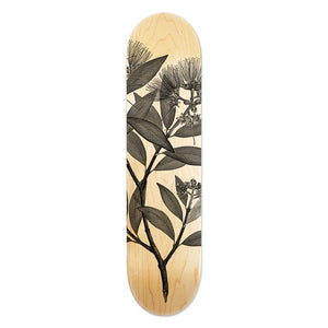 Skateboard Deck Art - Pohutukawa stamp