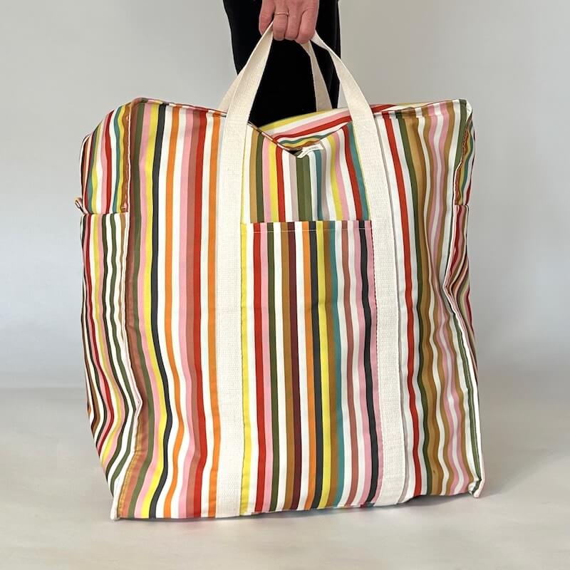 Tokyo Stripe Stuffer Bag