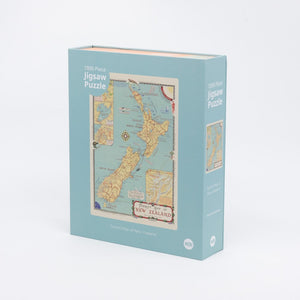 NZ Tourist Map Jigsaw Puzzle