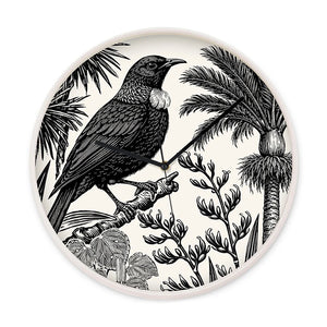 Under the Nikau Wooden Frame Clock